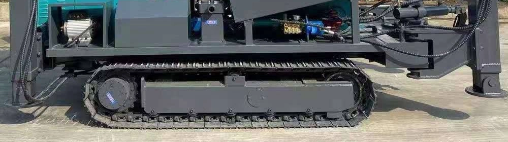 DR-200 crawler track and deployed support legs