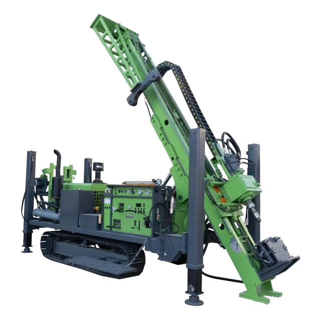 DR-2000X Core Drilling Rig with inclined mast and crawler chassis