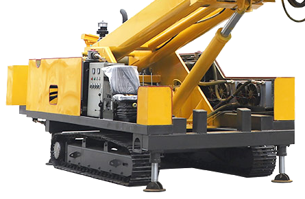 DR-250M crawler undercarriage, stabilizer legs and lower operator station