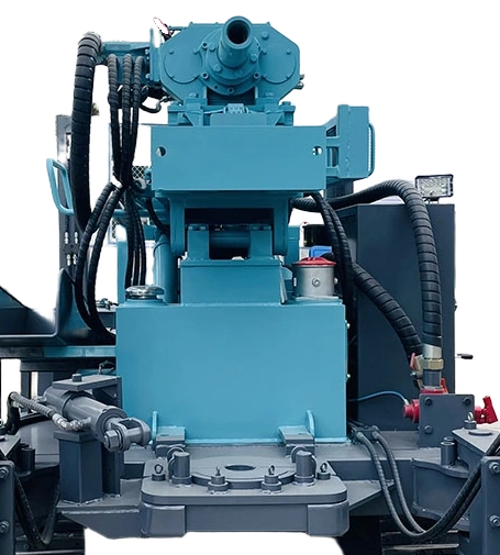 DR-300 hydraulic rotary head and front drilling assembly