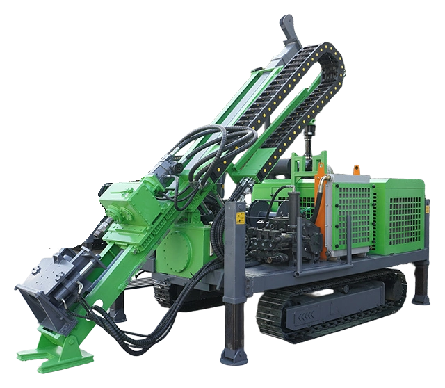 DR-300X core drilling rig, reverse side view