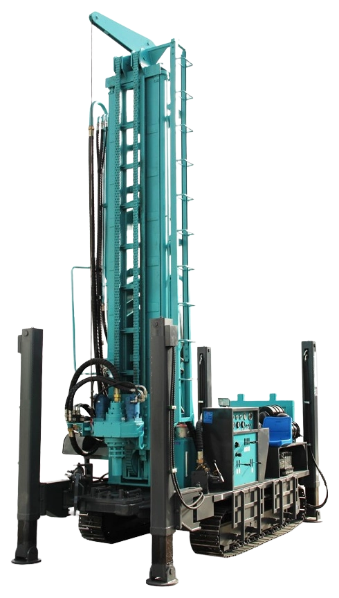 DR-400 Water Well Drilling Rig with raised mast