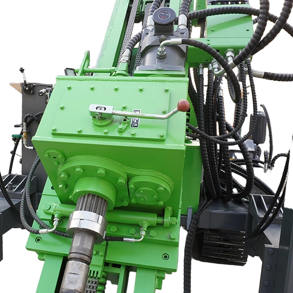 DR-500X Core Drilling Rig hydraulic rotary head and spindle