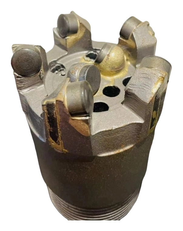 75 mm five-wing PDC bit with linear-concave profile