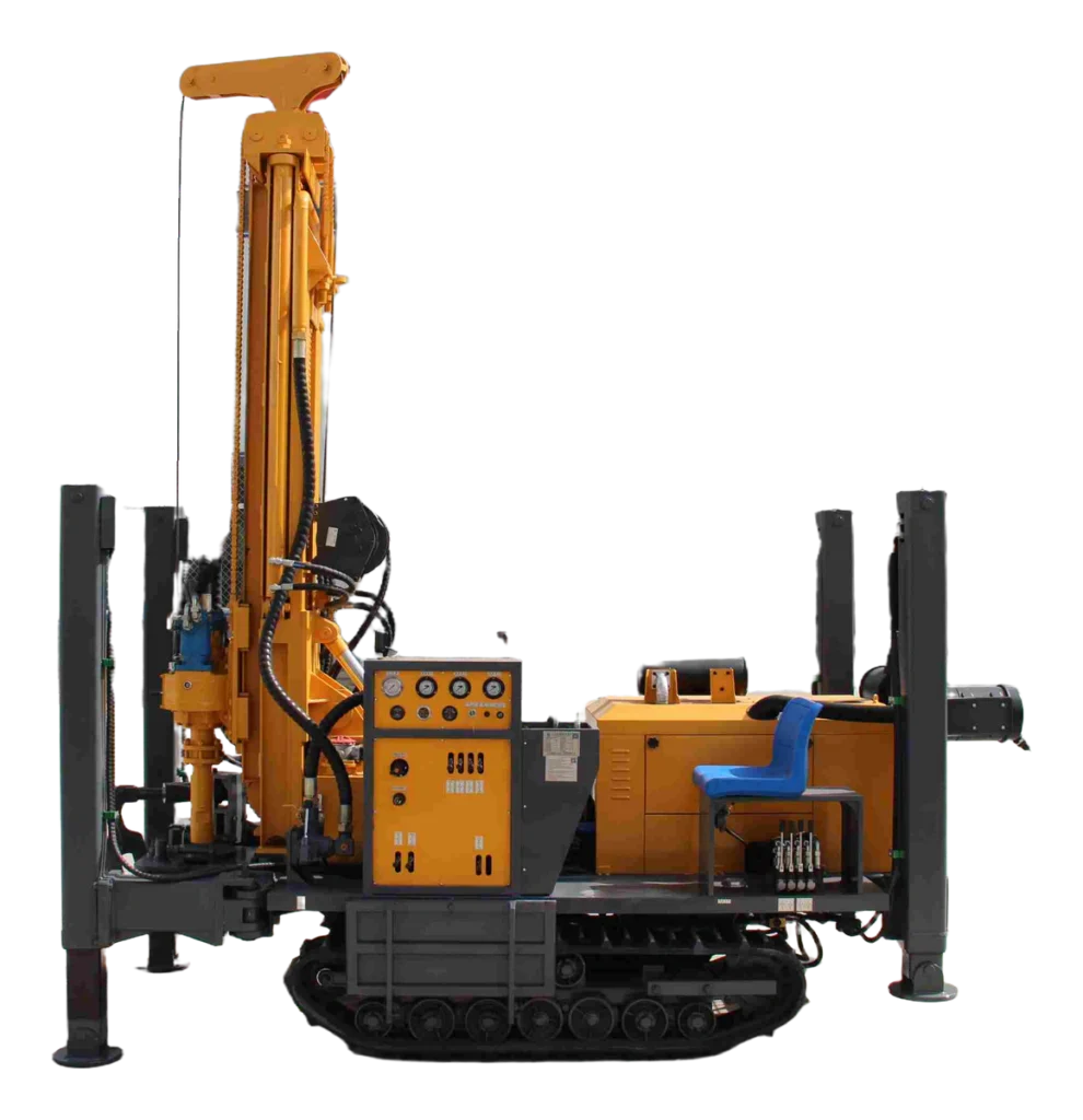 DRW200 Water Well Drilling Rig - complete equipment view