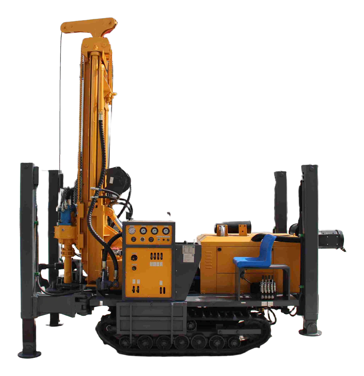 DRW200 Water Well Drilling Rig - complete equipment view