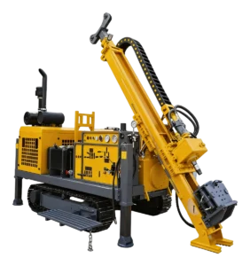 JY-800 Fully Hydraulic Core Drilling Rig - complete equipment view
