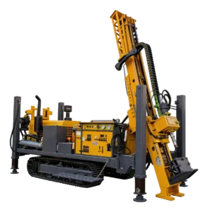 JY-2000 Fully Hydraulic Core Drilling Rig - complete equipment view