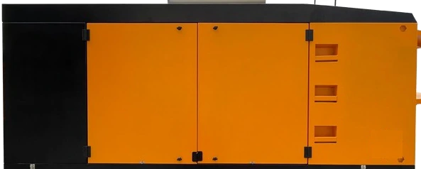 DR460-14C metal enclosure with hinged side access doors and external latches